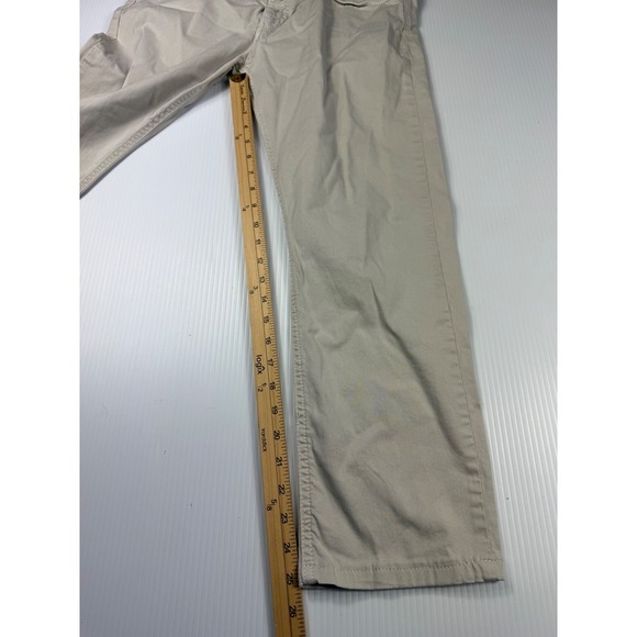 Pedro del Hierro Beige Jeans Casual Pants Straight Leg Comfort Size 32x25 - Picture 2 of 10